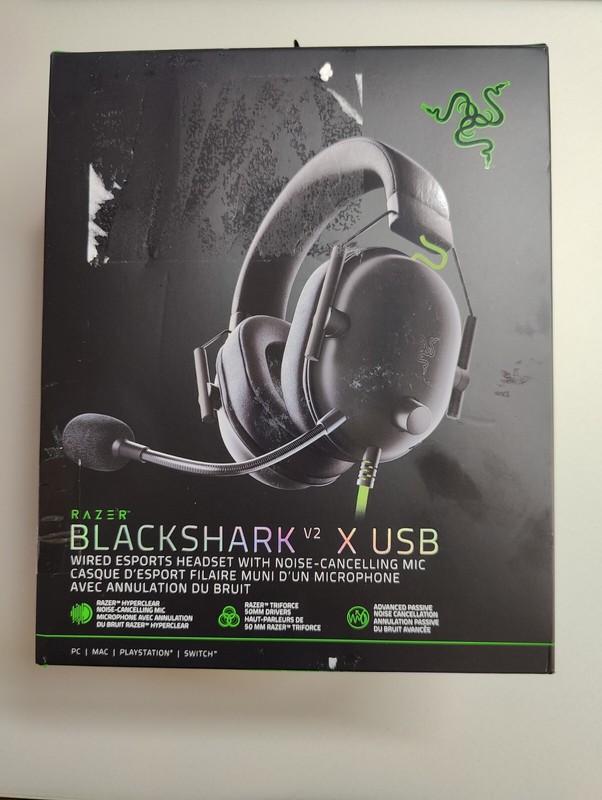 Razer Blackshark V2 X USB Wired Esports Headset W/ Noise Canceling Mic